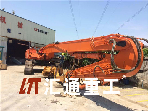 挖掘機(jī)打樁臂、打樁臂、打樁錘、挖掘機(jī)打樁臂廠家