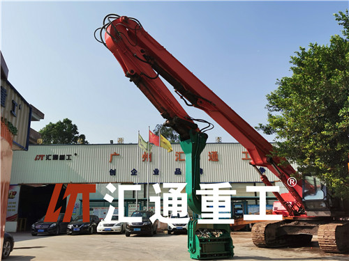 挖掘機(jī)打樁臂、打樁臂、打樁錘、挖掘機(jī)打樁臂廠家